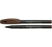 Schneider 967 Fineliner Topliner Pen, 0,4 MM, Brown