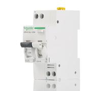 Schneider A9D56625 - Interruptor FI/LS iDPN N Vigi 1P+N, 25 A, B-Char, 30 mA, Tipo A, 6 kA, Color Blanco
