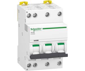 Schneider Acti9 IC40N 3P+N B16A Interruptor Automático - A9P44716