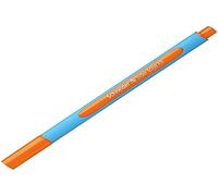Schneider Bolígrafo Slider Edge Naranja y Azul, Bolígrafo Extra-Grueso, Acero Inoxidable, 1.4 mm