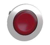 Schneider Cabezal de Pulsador Luminoso Rojo LED ZB4FW343