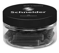 Schneider cartucho de tinta estándar para pluma estilográfica, negro, 30 Bote redondo