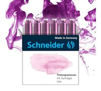 Schneider Optics Cartuchos de tinta para pluma estilográfica pastel estándar, lila 6 unidades