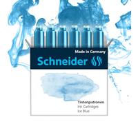 Schneider – Cartuchos de tinta para pluma estilográfica – Pastel Ice Blue – Estándar – 6 unidades