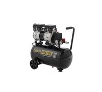 SCHNEIDER CRAFTMASTER Compresor móvil silencioso sin aceite, tanque de 24 litros, presión máxima 8 bar, potencia: 1 CV, nivel de ruido: 58 dB LwA