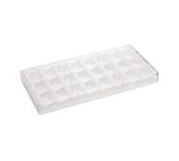 Schneider DW295 - Molde para chocolate (24 unidades, 1,5 x 2,7 x 2,2 cm)
