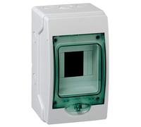 Schneider Electric 13957 Kaedra Mini Armario para Equipos Modulares, IP65, 4 Módulos, 123 mm Anchura, 200 mm Altura, 112 mm Profundidad, 63A Amperios, 10 W