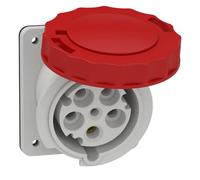 Schneider Electric 81283 PratiKa Base de empotrar con salida inclinada - 63A - 3P+N+T 380-415 VCA IP67