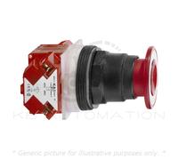 Schneider Electric 9001SKR9RH6 Harmony pulsador, push-pull hongo rojo 41 mm
