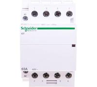 Schneider Electric Contactor modular Acti9 A9C20164 4 polos 63 A 24 V CA montaje en carril DIN