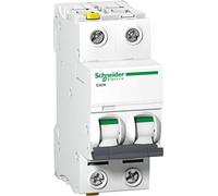 Schneider Electric A9F04263 Disyuntor iC60N, 2P, 63A, C características, Multicolor