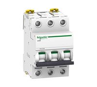 Schneider Electric Interruptor automático magnetotérmico iC60N A9F74301 3P 1 A Curva C Blanco