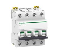 Schneider Electric Interruptor automático magnetotérmico A9F79432 iC60N 4P 32 A Curva C Blanco