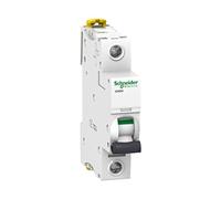 Schneider Electric A9F79663 Interruptor Automático Magnetotérmico iC60N, 1P+N, 63 A, curva C, Blanco