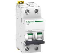 Schneider Electric A9F94202 Interruptor Automático Magnetotérmico Ic60L, 2P, 2A, Curva C