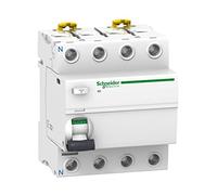 Schneider Electric Interruptor diferencial A9R34463 iID 4P 63A 300mA Clase A Superinmunizado Blanco