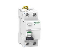 Schneider Electric A9R61225 Interruptor diferencial iID, 2P, 25A, 30mA, clase A SI de la gama Acti9, Blanco