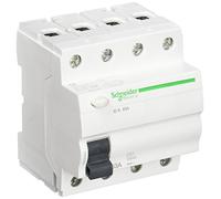 Schneider Electric A9Z06463 Interruptor Diferencial, 4P, 63A, 300Ma, Clase Ac