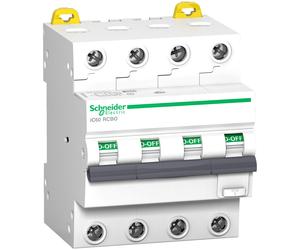 Schneider Electric Acti9 IC60 4P 32A Interruptor RCBO - A9D77432