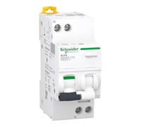 Schneider Electric - Acti9 iDD40T - disyuntor diferencial de salida - 1PN C 10A 6KA 30mA tipo AC - A9DA2610