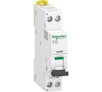 Schneider Electric Acti9 iDT40T - Interruptor modular (1P+N, 32A, curva C, 4500A/6kA, A9P22632)