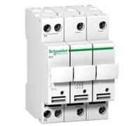 Schneider Electric Acti9 STI 3P+N 10.3x38 500Vac base portafusibles - A9N15658