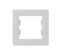 Schneider Electric Asfora EPH5800121D - Marco para enchufes e interruptores (1 unidad), color blanco