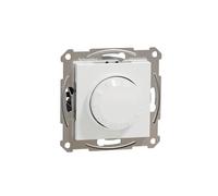 Schneider Electric Asfora EPH6870121D - Regulador de intensidad para bombillas LED halógenas, 230 V, 0-370 W, empotrado, sección de fase, color blanco