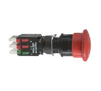 Schneider Electric Botón De Parada De Emergencia 30mm 1NO 2NC - XB6AS8349B