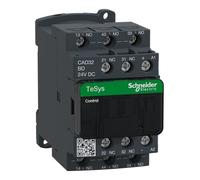Schneider Electric CAD32BD Contactor Tesys Cad-32, 3 Na + 2 Nf, Instantâneo, 10 A, 24 V Cc