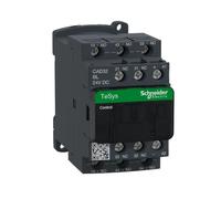Schneider Electric Contactor Tesys CAD32BL (CAD-32), 3 NA + 2 NF, instantáneo, 10 A, 24 V CC