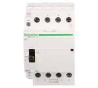 Schneider Electric, contactor de instalación iCT, 40A, 4 polos, 24V, 50Hz, con protección contra sobretensiones (MO), referencia A9C21144