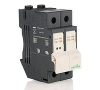 Schneider Electric DF102 Tesys Seccionador Portafusible 2P 32A, Fusible 10 X 38 mm