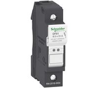 Schneider Electric DF81 Seccionador Portafusible 1P 25A, Fusible 8,5 X 31,5 mm