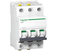 Schneider Electric Disyuntor Acti9 iC60N, 3 Pines, 40 A, B-característica, 6 kA, 10 kA, número de artículo A9F03340