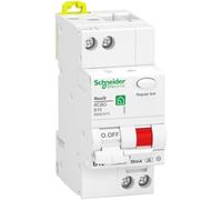 Schneider Electric R9D01610 - Disyuntor (1 pin+N, 10 A, 30 mA, tipo A, 6 kA)