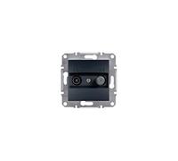 Schneider Electric EPH3400171 Toma TV/SAT Final, Antracita
