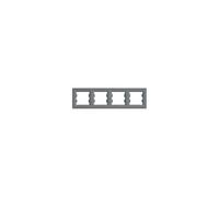 Schneider Electric EPH5800462 Marco 4 Elementos, Ceniza