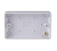 Schneider Electric GGBL9225 Lisse - Caja para pattras, 2 bandas, 25 mm, 5 unidades, color blanco
