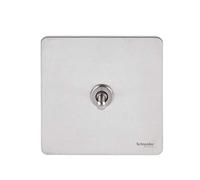 Schneider Electric GU1412TSS Ultimate - Placa plana sin tornillos (2 vías)