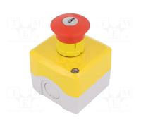 Schneider Electric Harmony XB5 Casete de Control con 1 Botón Rojo