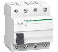 Schneider Electric Interruptor de Circuito FI, Acti9 ID K, 4 Pines, 5 A, 30 mA, Tipo A, número de artículo A9Z01425