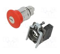 SCHNEIDER ELECTRIC Interruptor de emergencia Harmony XB4 XB4BS9442 Rojo