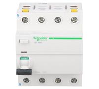 Schneider Electric, interruptor diferencial Acti9 iID-40-4-30-AC, 40A, 4 polos, 30mA, tipo AC, referencia A9Z11440