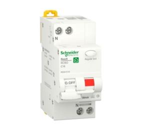 Schneider Electric Interruptor diferencial Resi9 1P+N 16A 30mA - R9D61616
