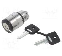 Schneider Electric Cabeza selector con llave ZB4BG6 2 posiciones Ø 22