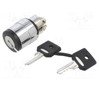 SCHNEIDER ELECTRIC Interruptor rotativo con llave Harmony XB4 22mm Negro