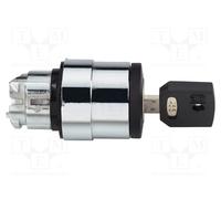 SCHNEIDER ELECTRIC Interruptor rotativo con llave Harmony XB4 22mm Negro