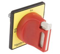 Schneider Electric Mando KCD1PZ Tesys Mini-Vario/Vario Giratorio frontal Maneta roja 1-3 candados