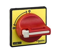Schneider Electric Mando giratorio frontal KCF1PZ Tesys Mini Vario y Vario Maneta roja 1 a 3 candados